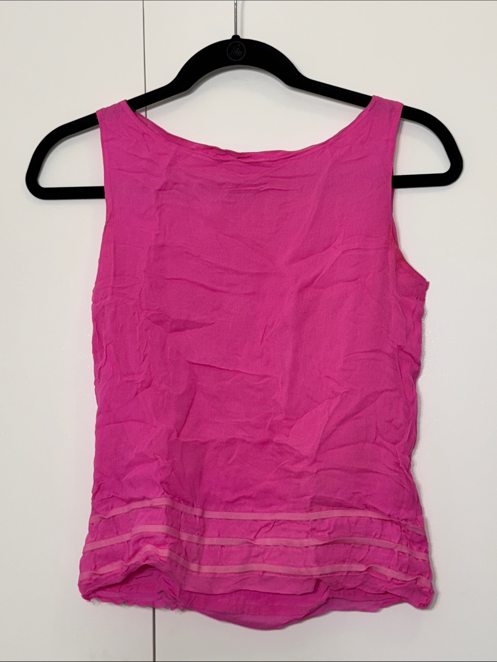 Cynthia Rowley Women’s Bright Pink 100% Silk Top